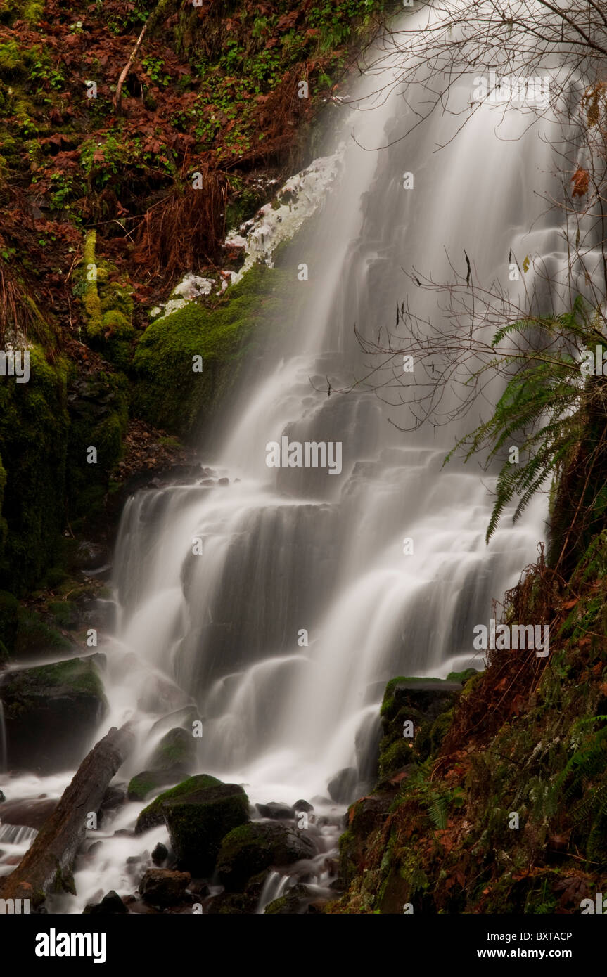 Le Fairy Falls - Oregon Foto Stock