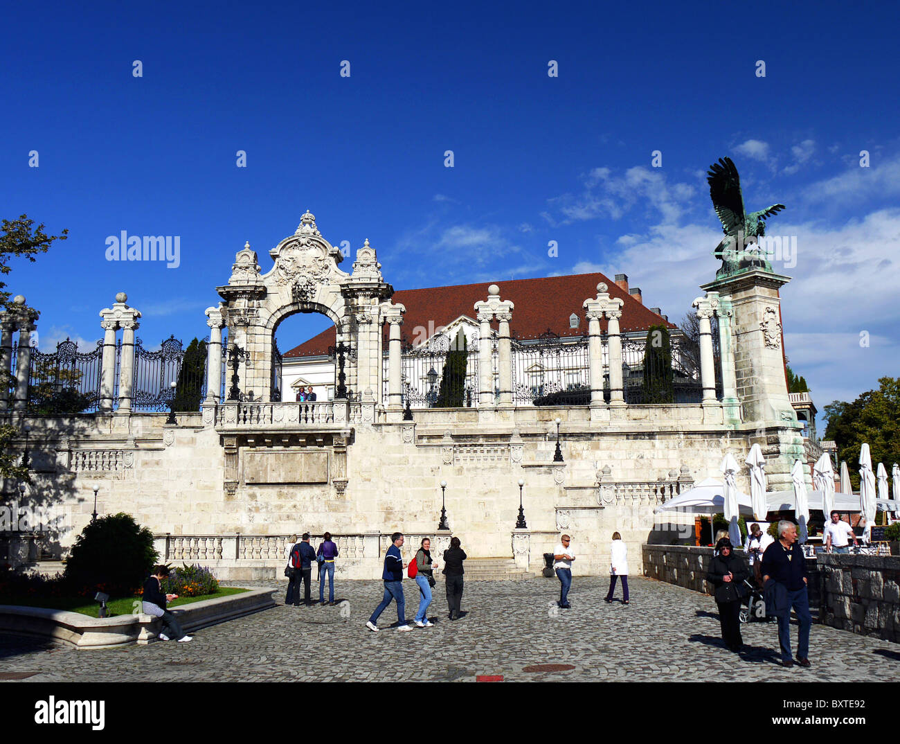 Il Buda Castle District, Budapest Foto Stock