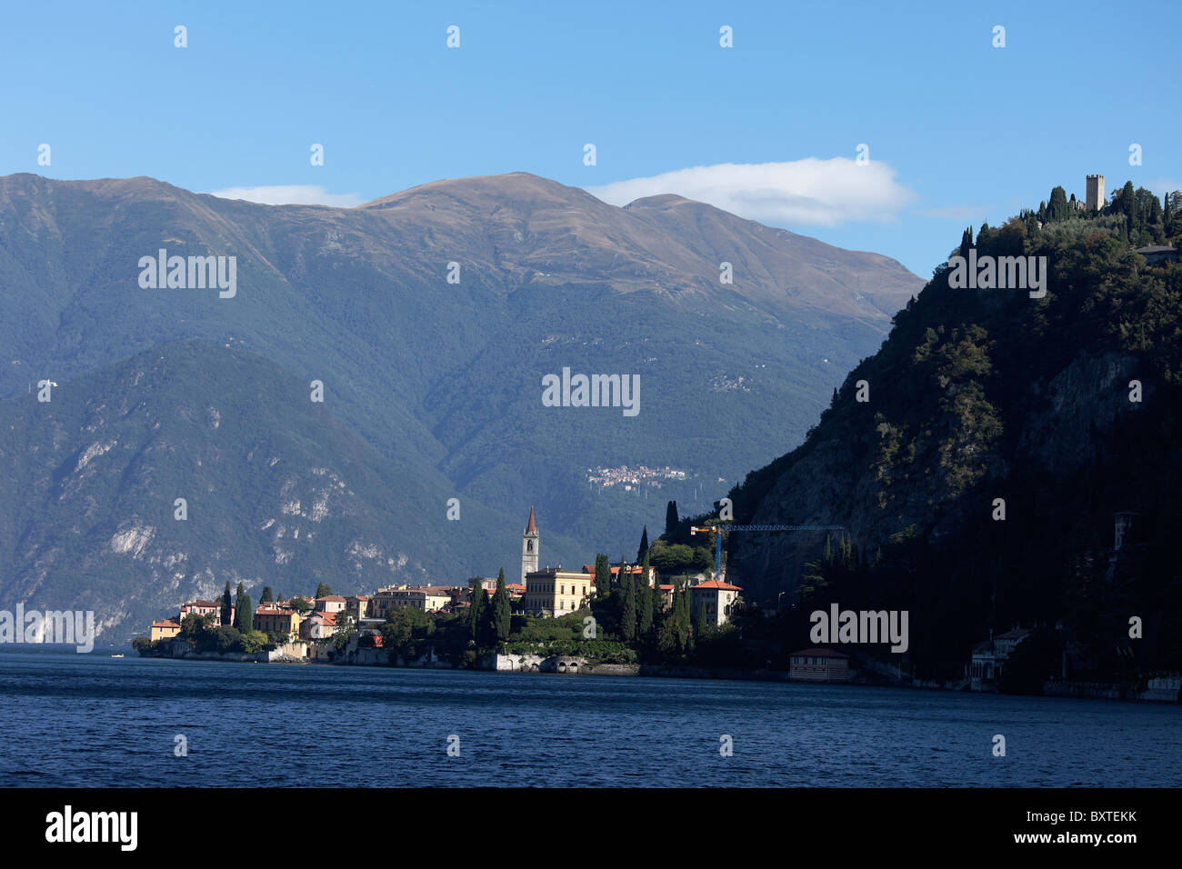 Castello di Vezio, Varenna, Lago di Como, Lombardia, Italia Foto Stock