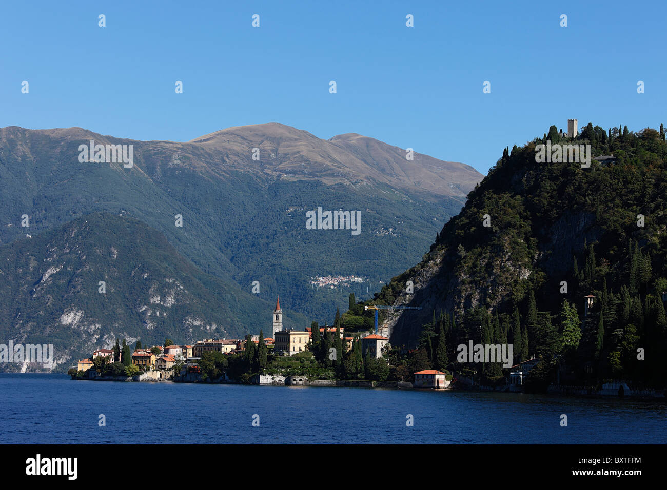 Castello di Vezio, Varenna, Lago di Como, Lombardia, Italia Foto Stock