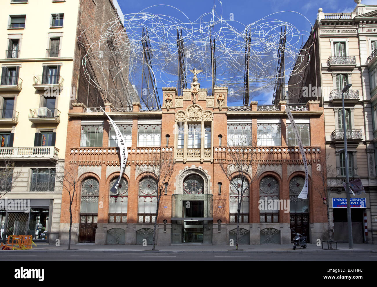 Antoni Tapies museum di Domenech i Montaner Foto Stock