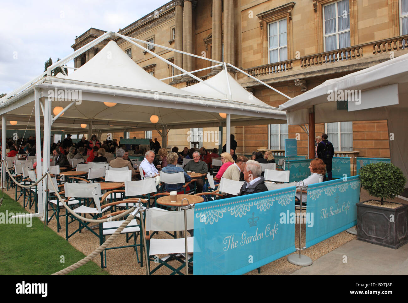 Londra, Buckingham Palace, il Garden Cafe Foto Stock
