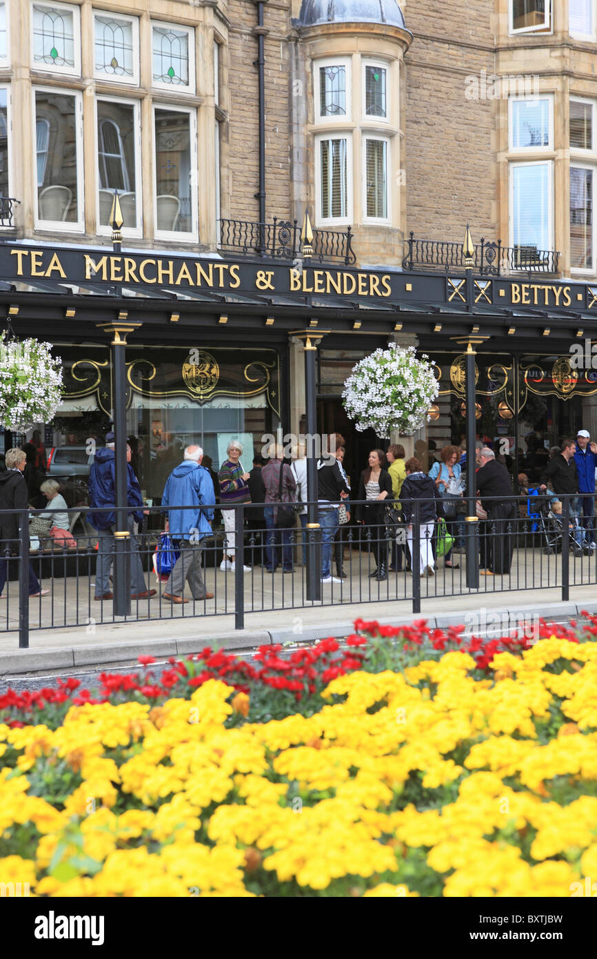 Yorkshire, Harrogate, Betty's Cafe sale da tè Foto Stock