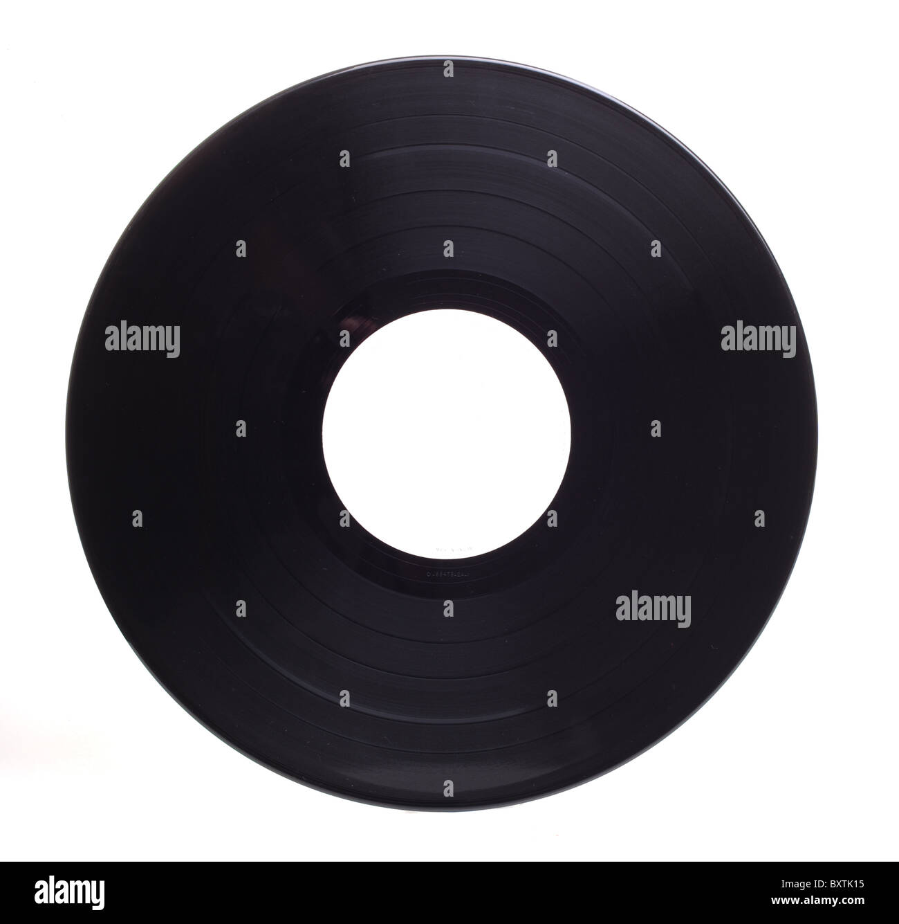 Una registrazione musicale Foto Stock