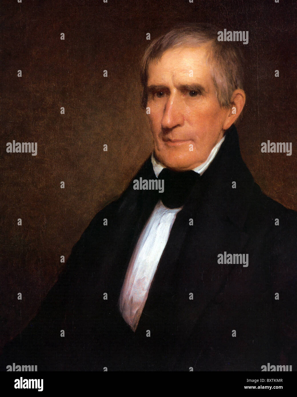 WILLIAM HENRY Harrison (1773-1841) nono Presidente degli Stati Uniti nel 1841 Foto Stock