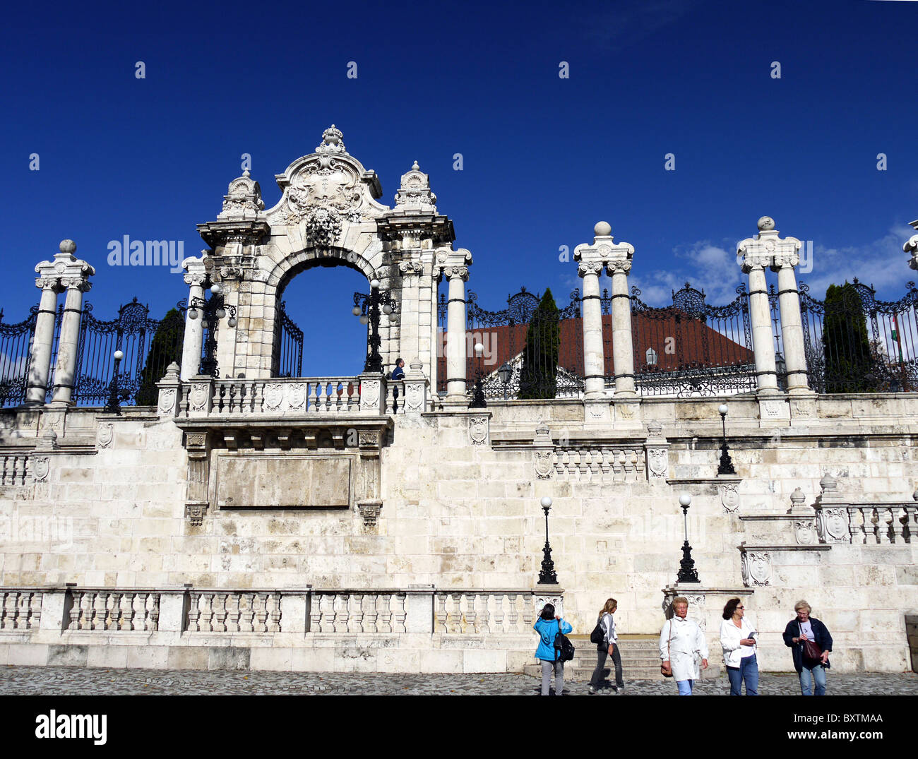 Il Buda Castle District, Budapest Foto Stock