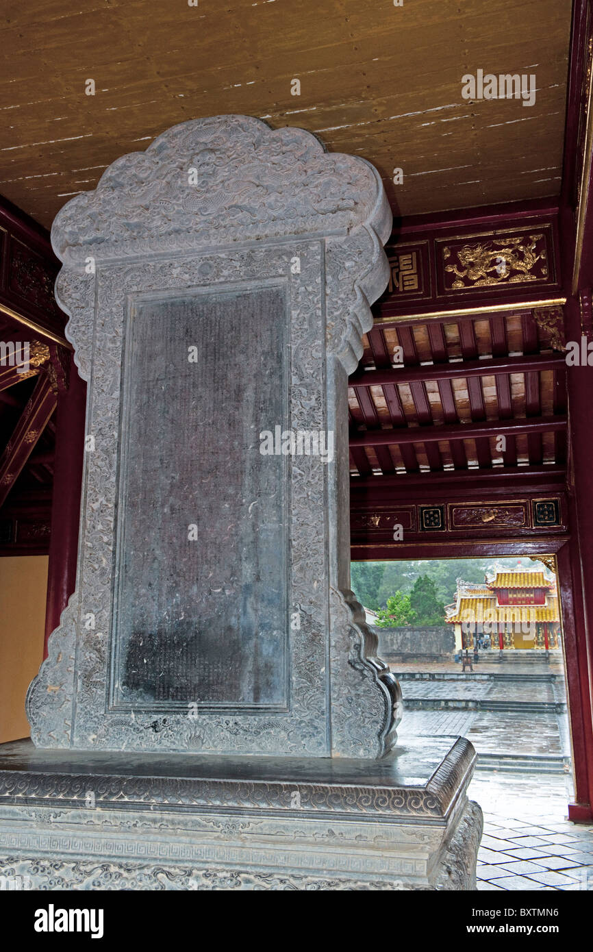 Tomba di Minh Mang, tonalità, Vietnam Foto Stock