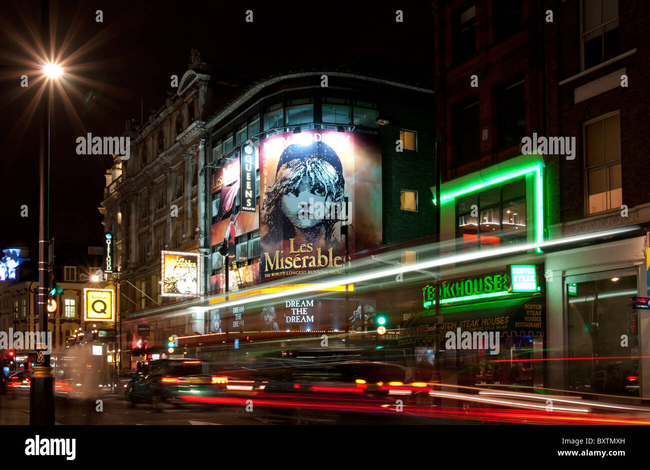 Londra, Shaftesbury Avenue, Les Miserables Foto Stock