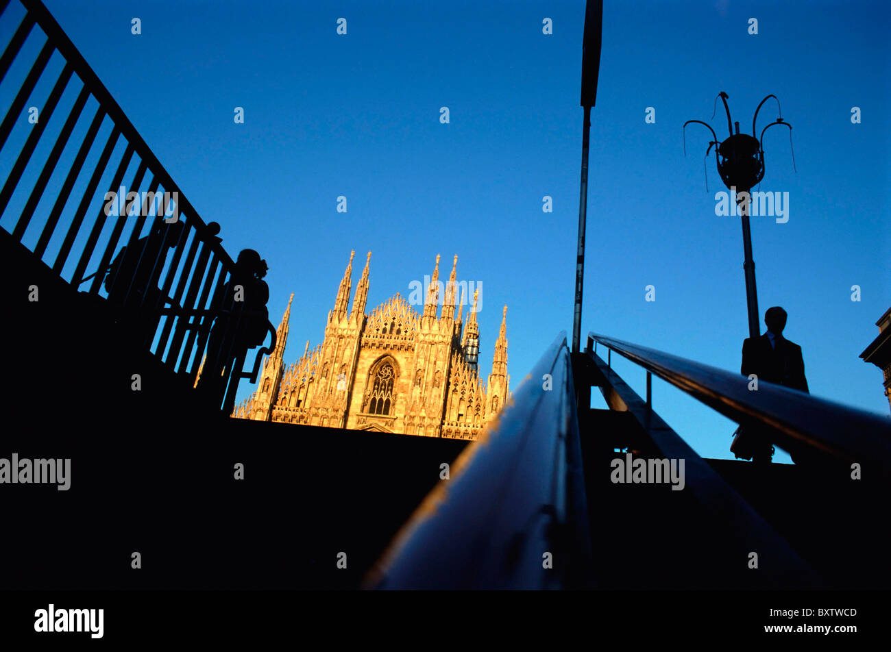 La vista del Duomo Foto Stock