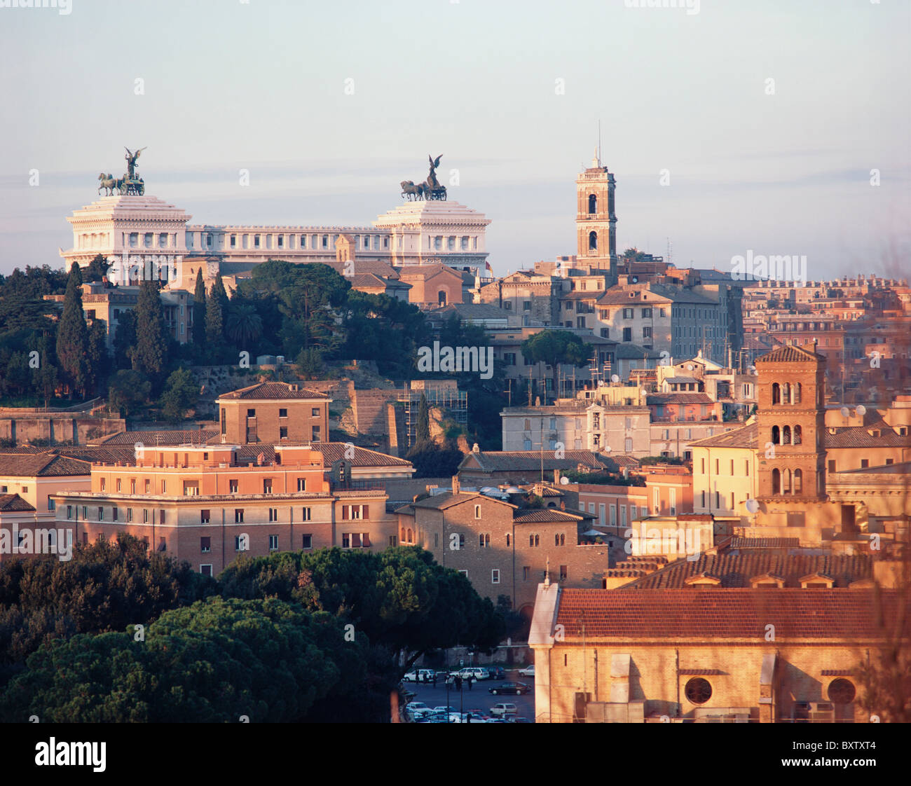 Paesaggio urbano dall'Aventino Foto Stock