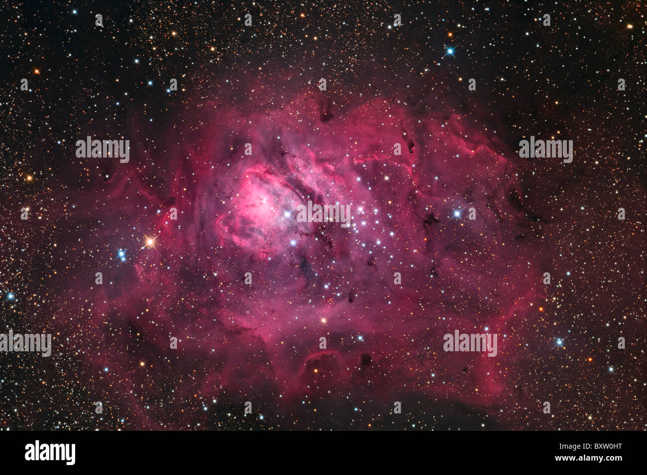 La Nebulosa Laguna Foto Stock