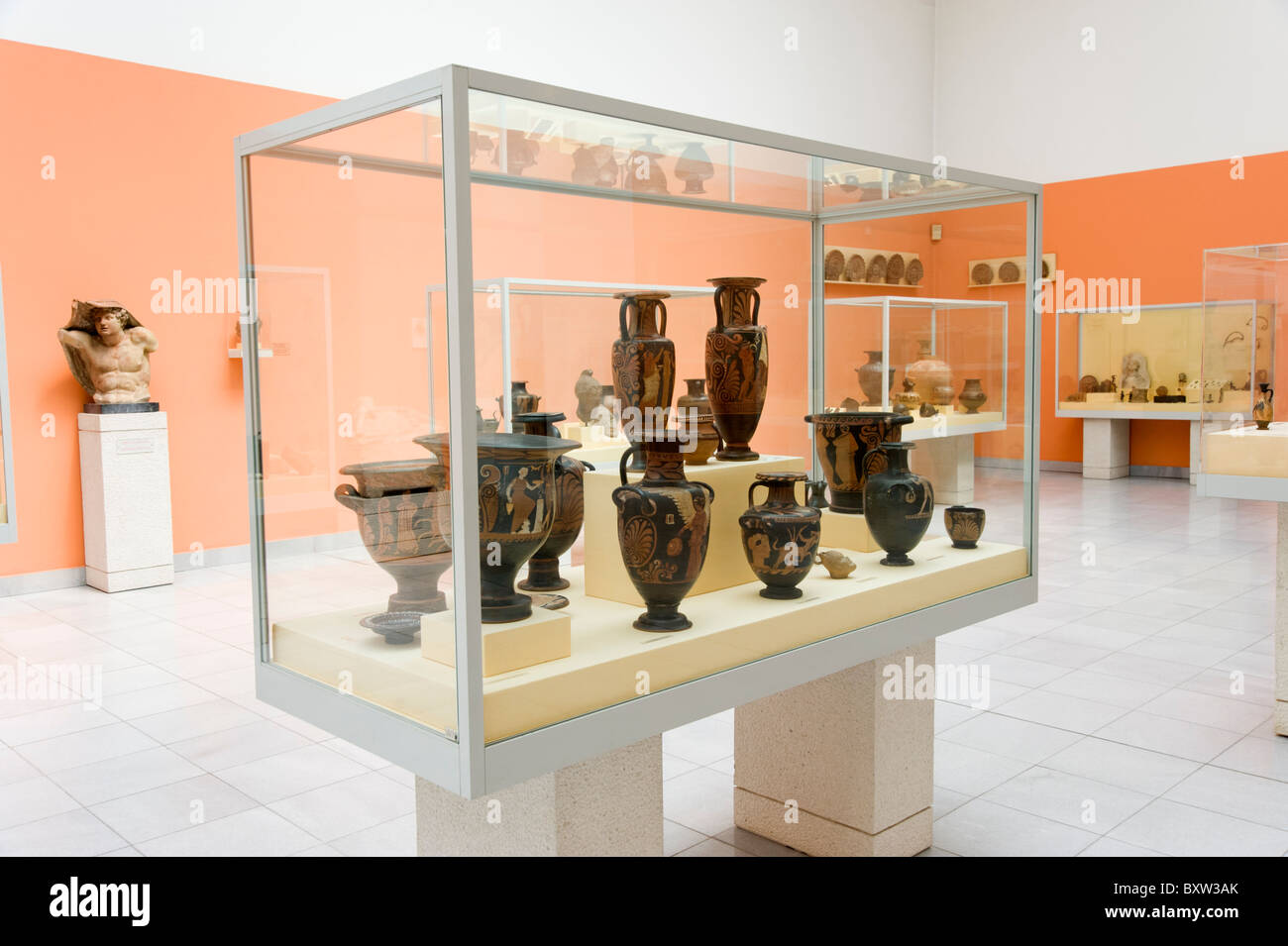 Antichità classica presso il Museo di Belle Arti di Budapest, Ungheria Foto Stock