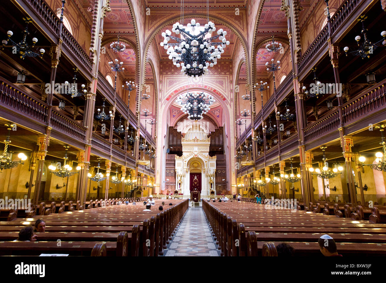 La Grande Sinagoga, Budapest, Ungheria Foto Stock