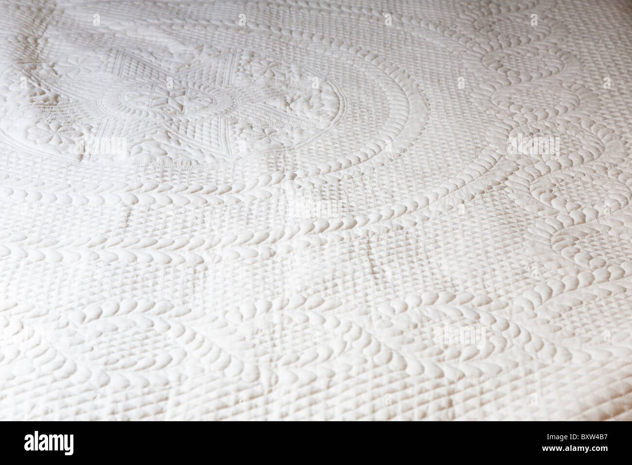 Campione di quilt Amish realizzati e disponibili per la vendita in Lancaster County, Pennsylvania Foto Stock