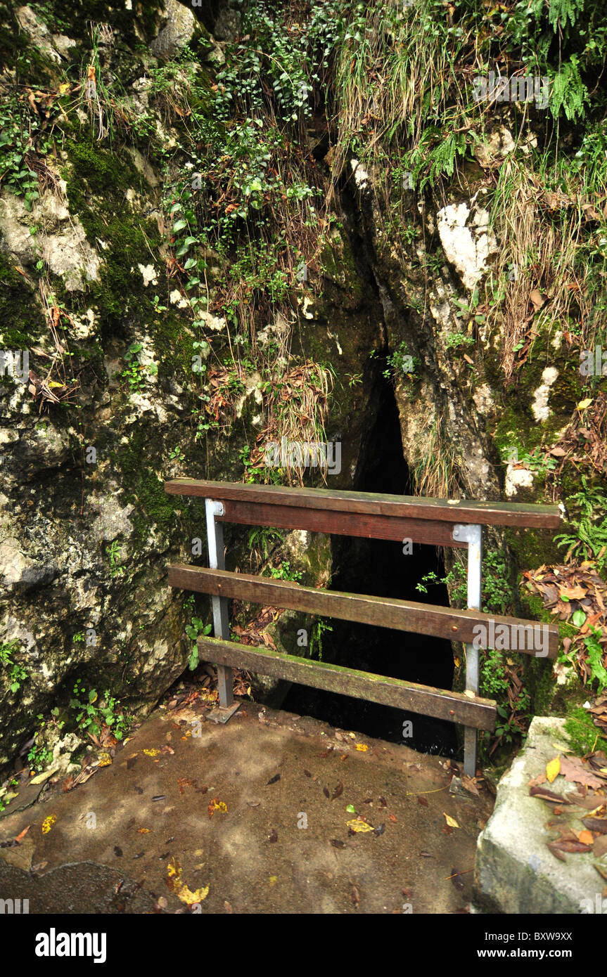 Città del Fiume Vipava dettagli Foto Stock