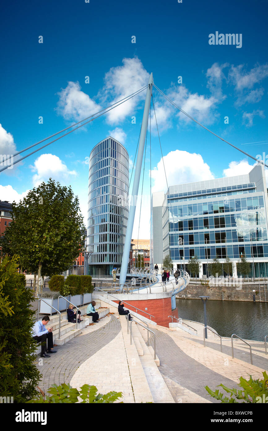 Temple Quay Bristol, Europa, Regno Unito. Foto Stock