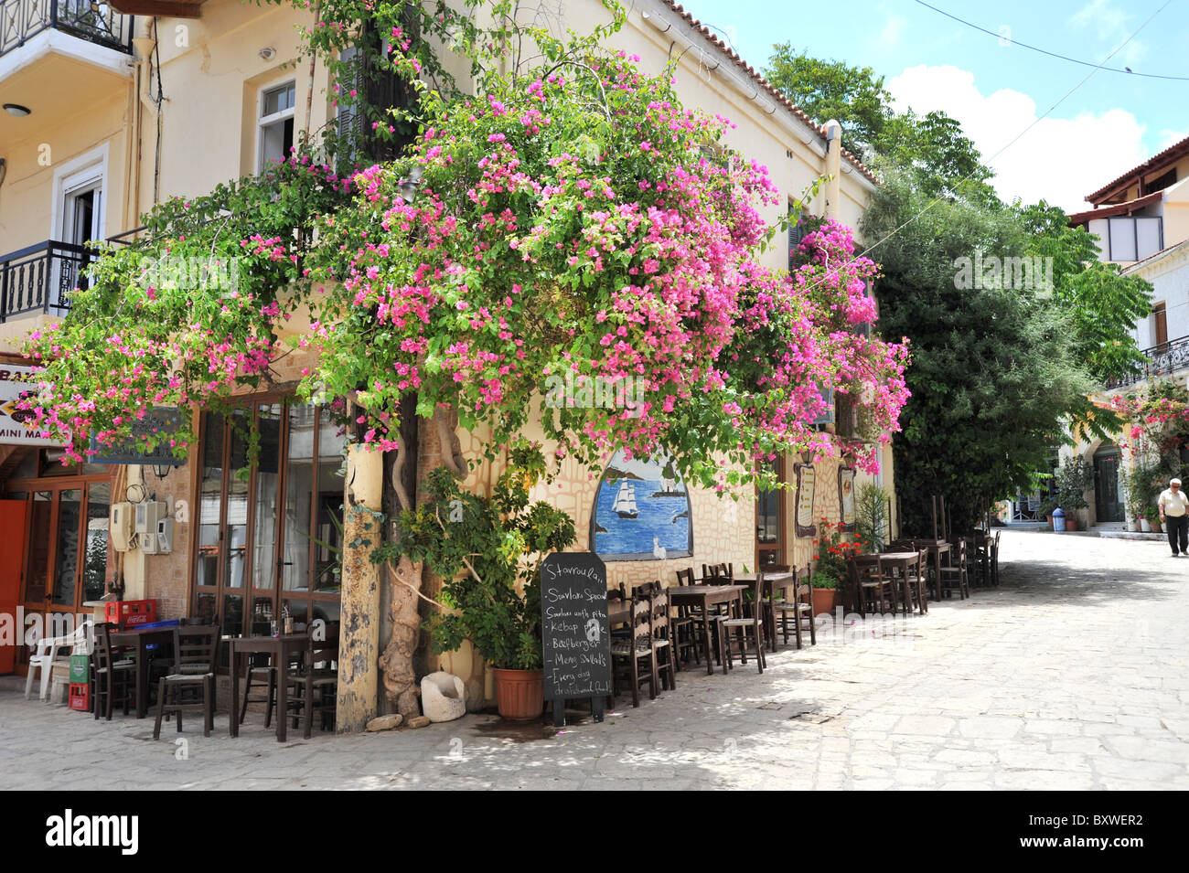 Villaggio di Panormo in Creta, Grecia Foto Stock