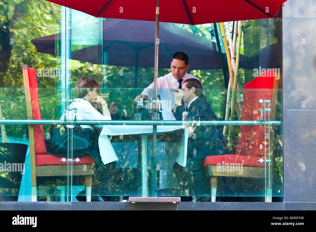 Ristorante di lusso a Città del Messico Foto Stock