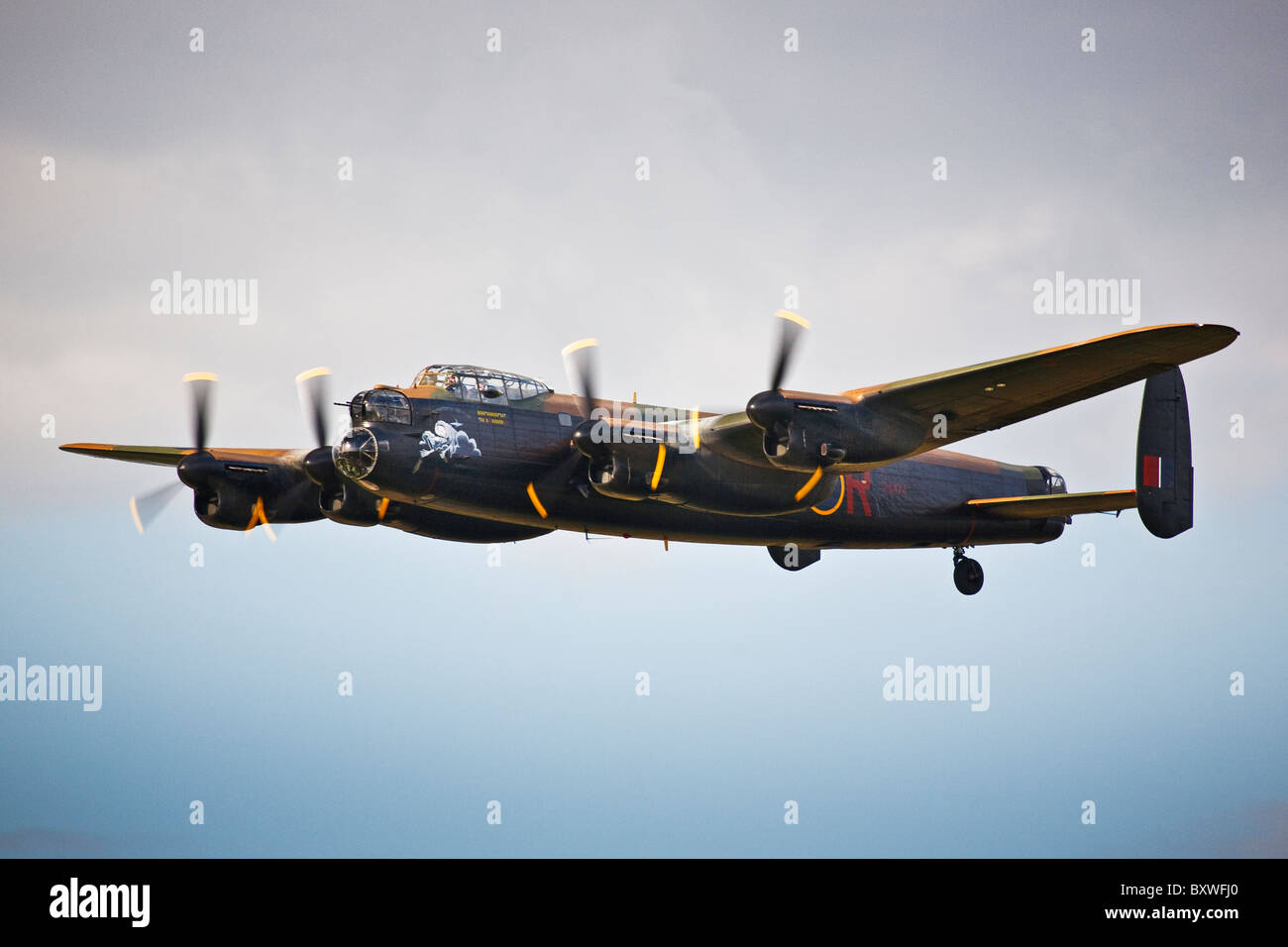 Avro Lancaster, memorial volo, Ali e ruote display, Dunsfold 2010 Foto Stock