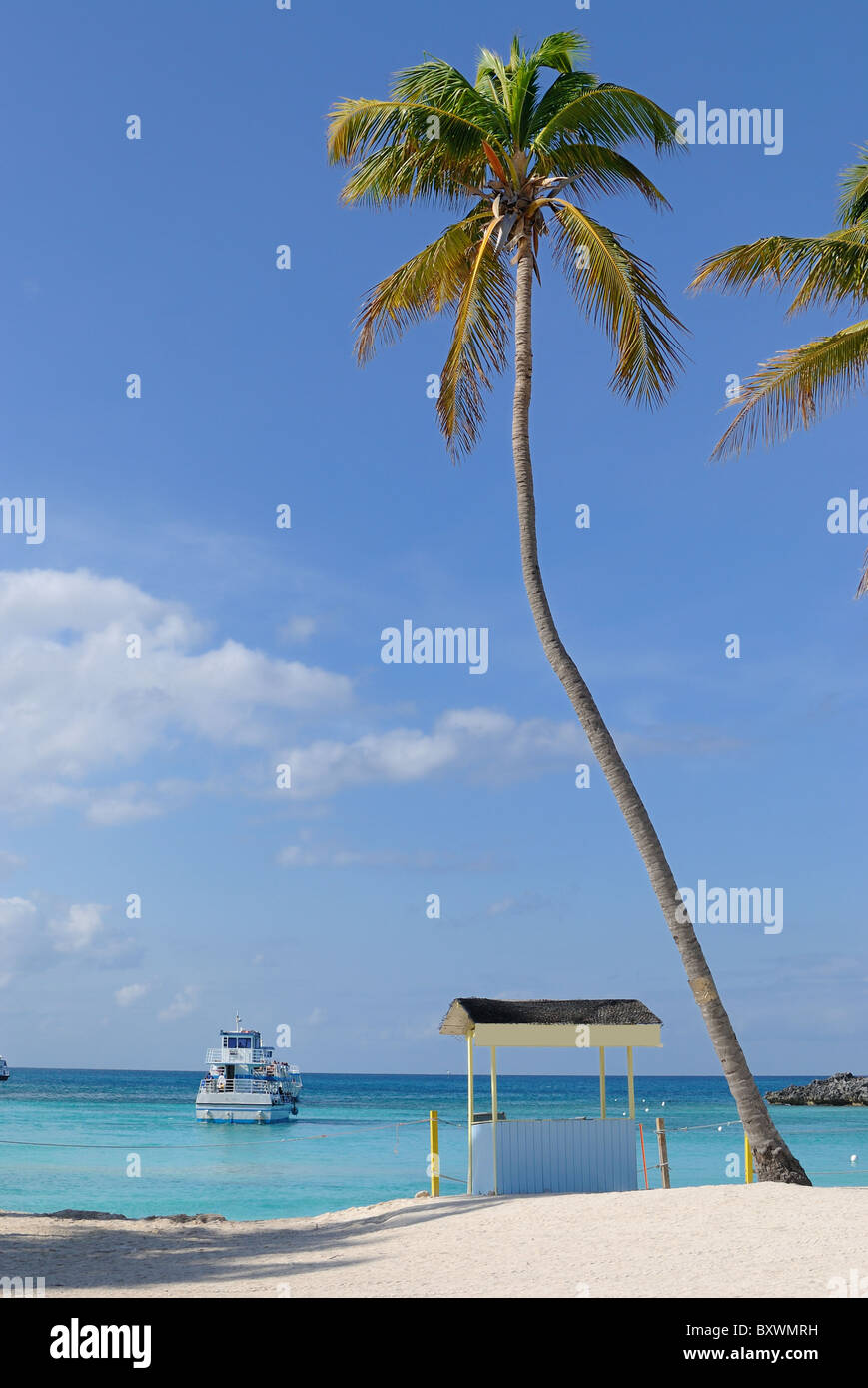 Isola dei Caraibi scena nel giorno. Foto Stock