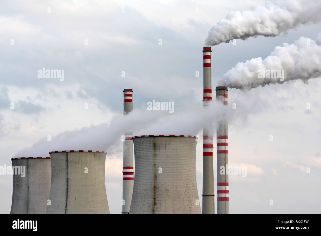 inquinamento atmosferico Foto Stock