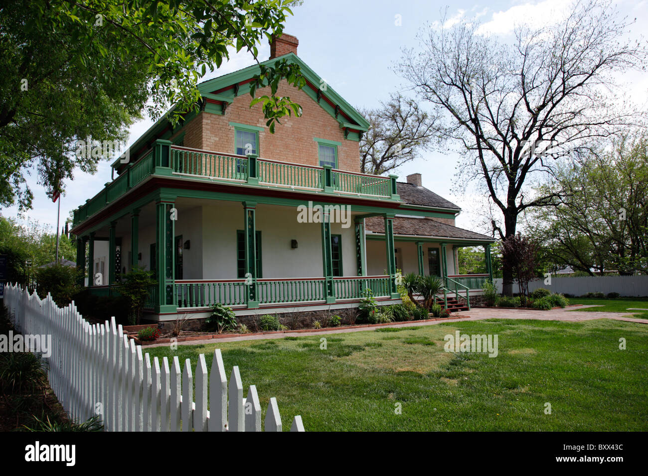 Home Inverno della Brigham Young in Saint George, Utah, Stati Uniti d'America. Foto Stock