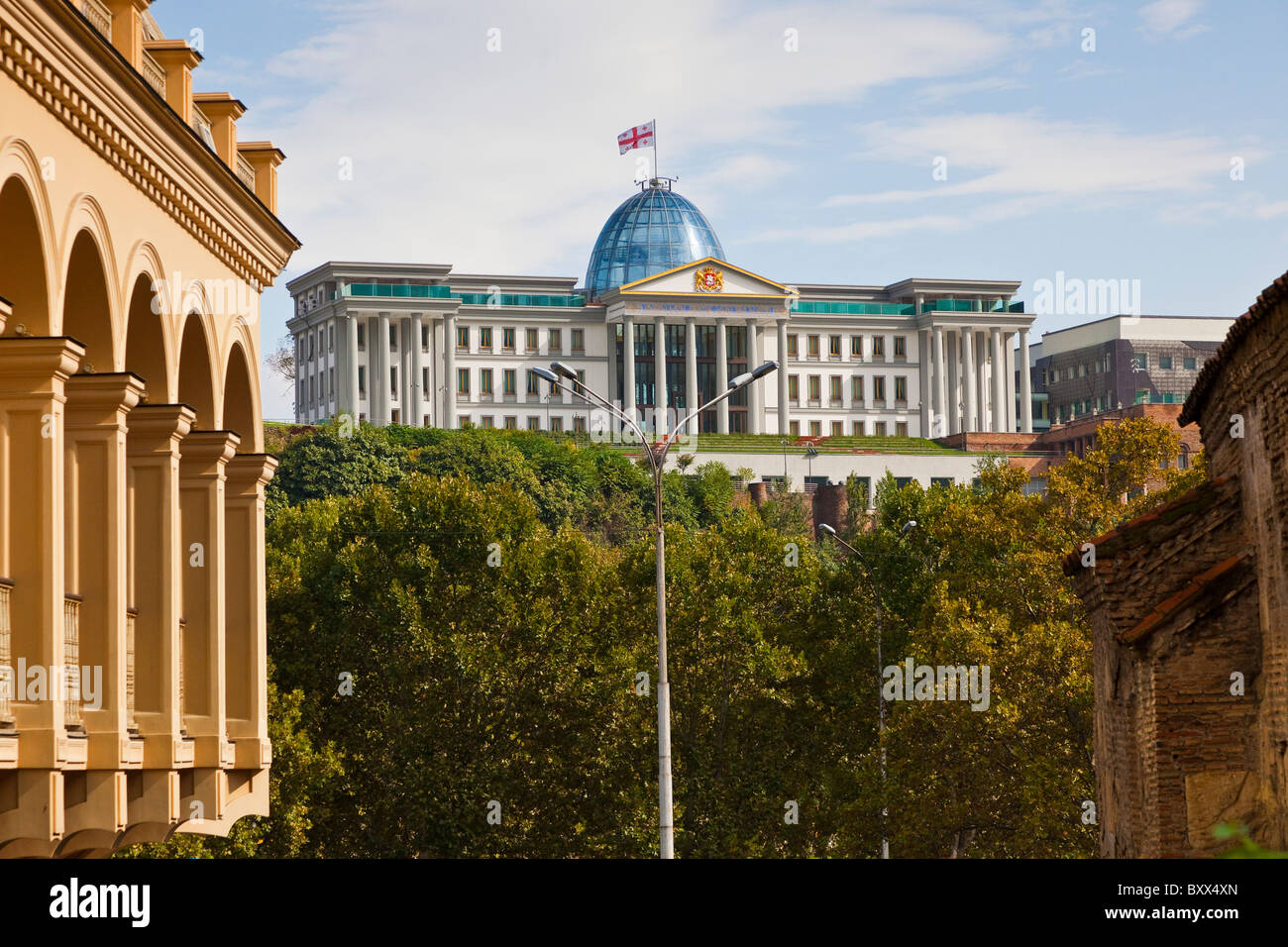 Palazzo presidenziale Tbilisi Georgia. JMH4008 Foto Stock