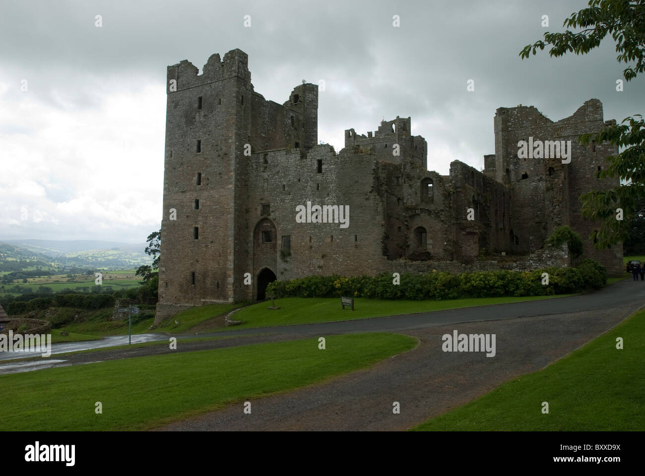 Bolton Castle in Wensleydale nel Nord Yorkshire Dales REGNO UNITO Foto Stock