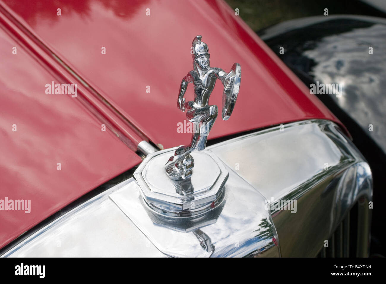 Il Mascot auto tappo radiatore di figura Foto Stock