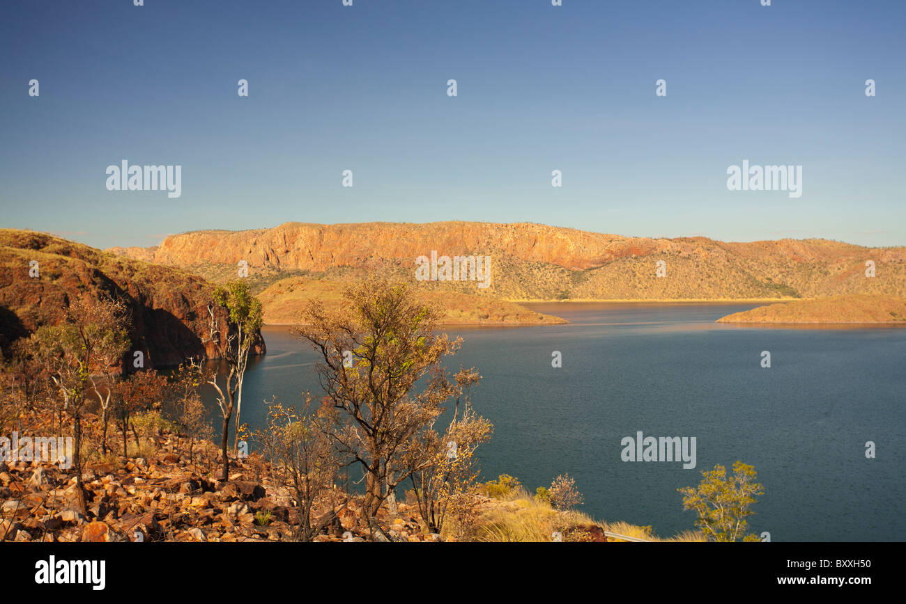 Il lago di Argyle, Ord River, Kununurra, Kimberley, Australia occidentale Foto Stock