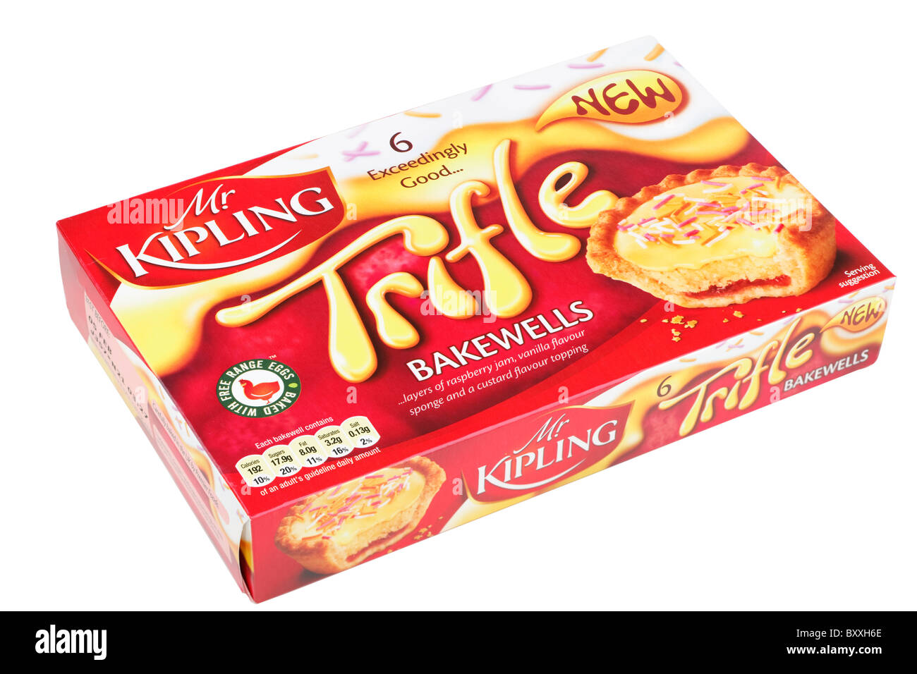 Confezione di 6 Mr Kipling inezia Bakewells Foto Stock