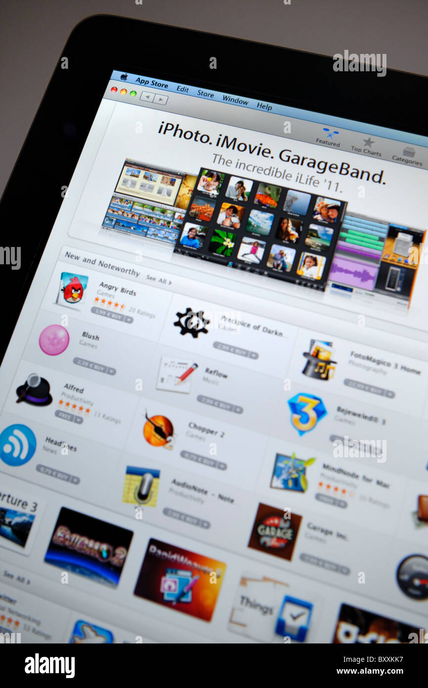 Apple Mac App Store Foto Stock