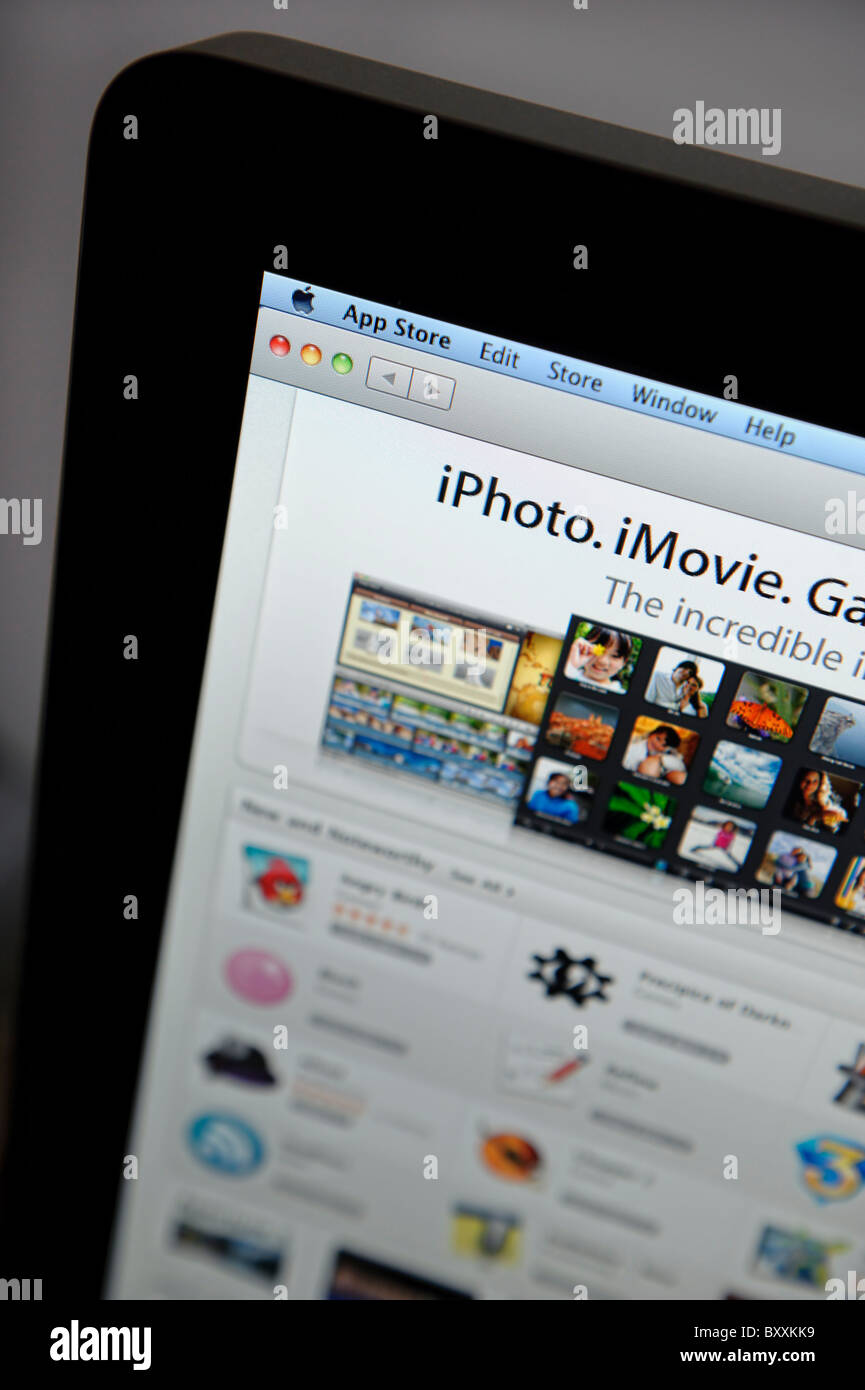 Apple Mac App Store Foto Stock