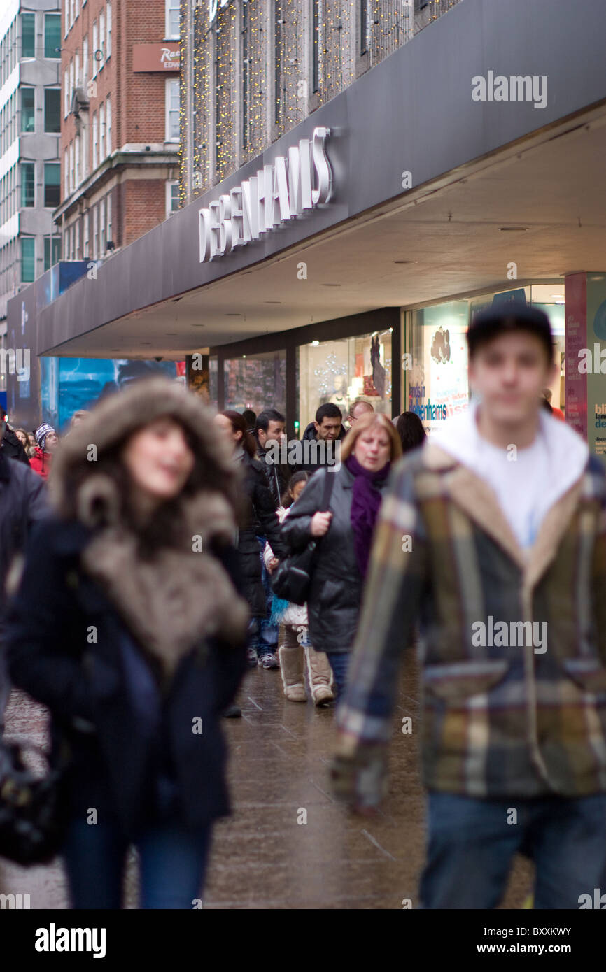 Negozio Debenhams oxford street london Foto Stock