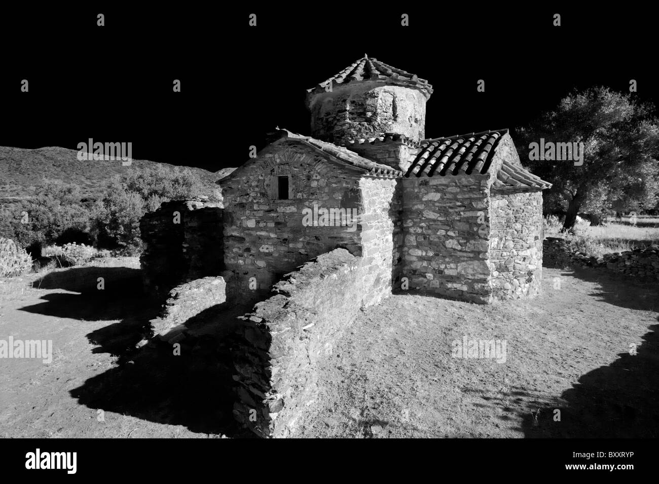 Chiesa di Panagia Damiotissa, Naxos isola greca isola Cicladi Foto Stock