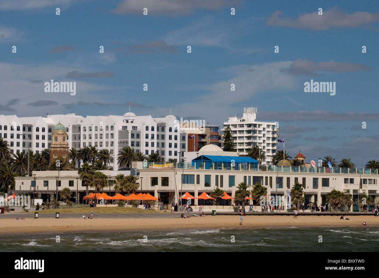 St Kilda bagni di mare complesso sul foreshore presso il St Kilda, Melbourne Foto Stock