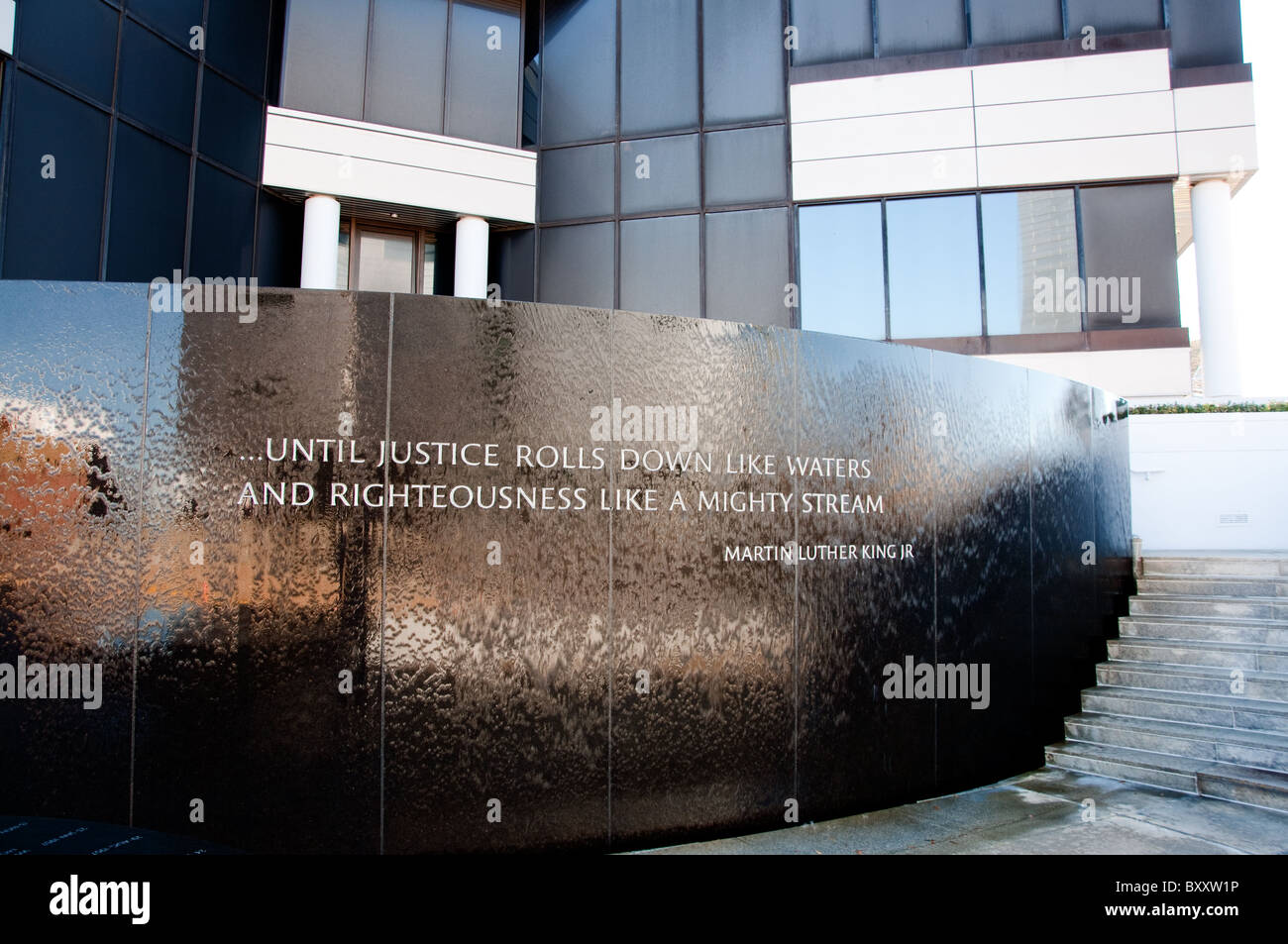 I diritti civili e il Memorial Museum di Montgomery, Alabama, Stati Uniti. Foto Stock