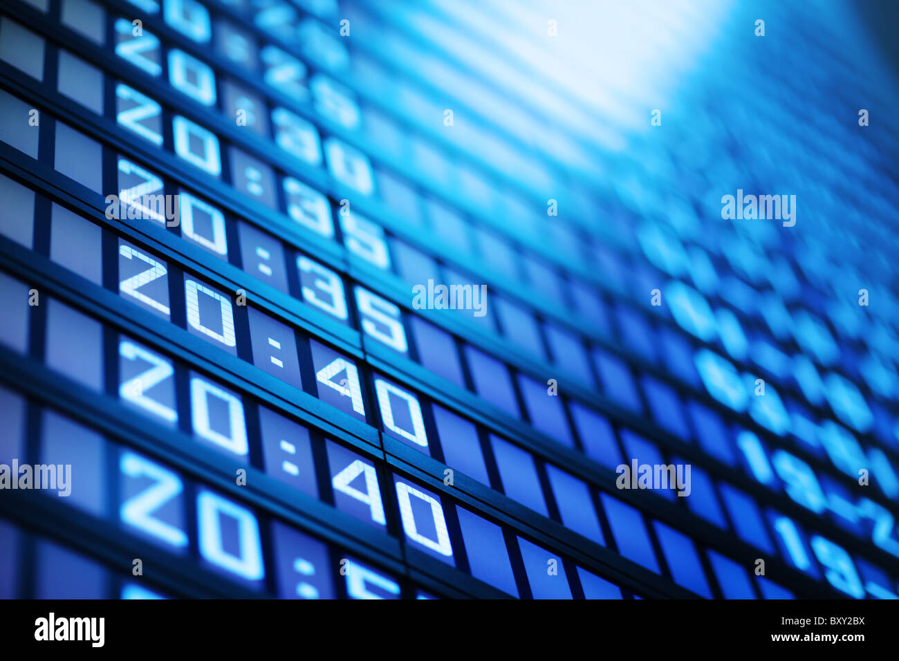 Blue board di volo Foto Stock