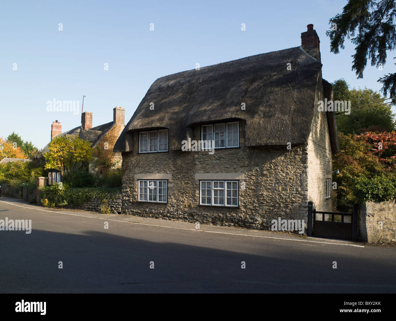 Villaggio Wytham, Oxfordshire. Foto Stock