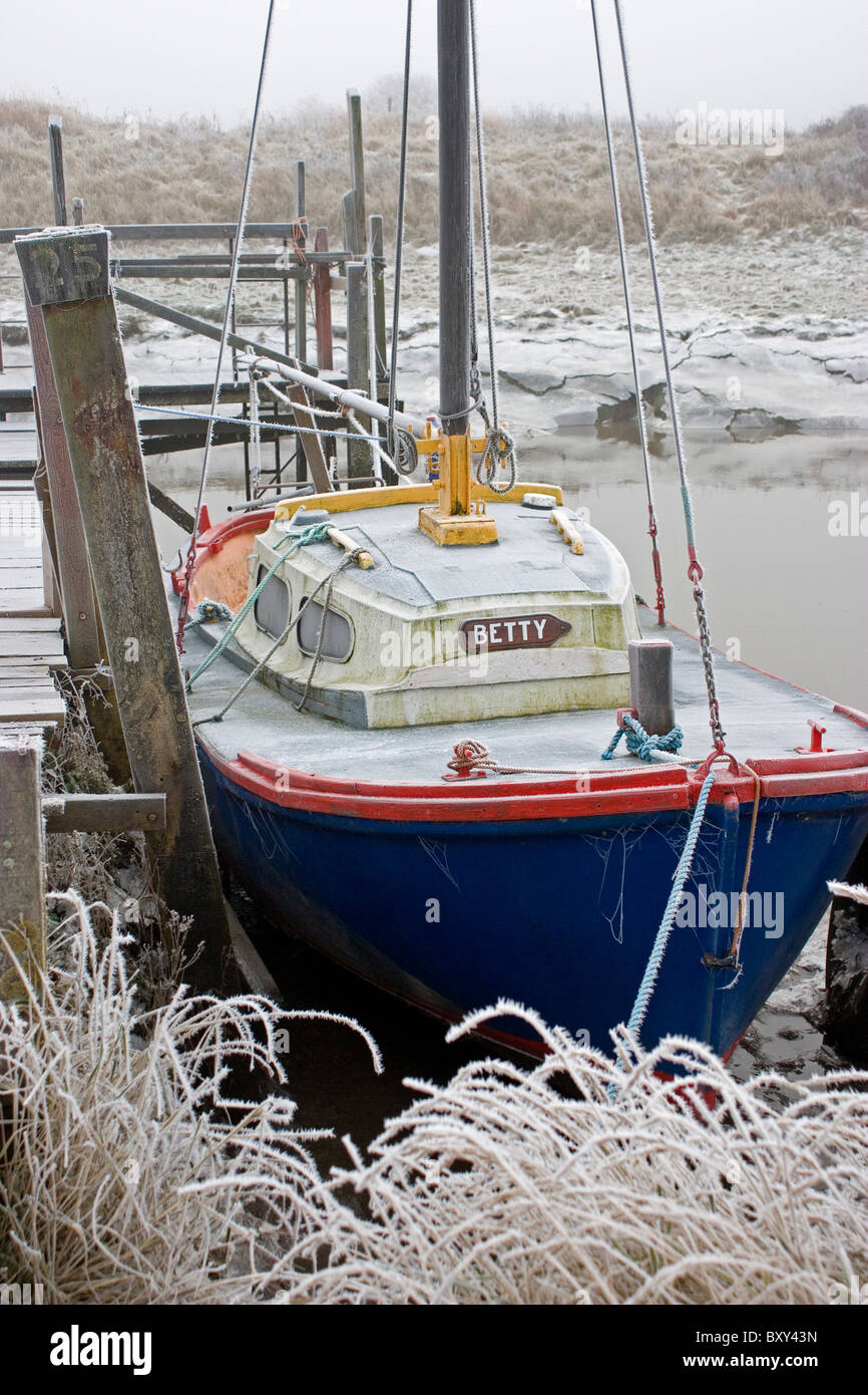 Skippool Creek in inverno Foto Stock