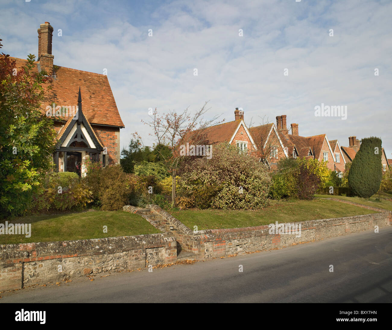 Lockinge, Berkshire. Alloggiamento station wagon, c. 1860. Foto Stock