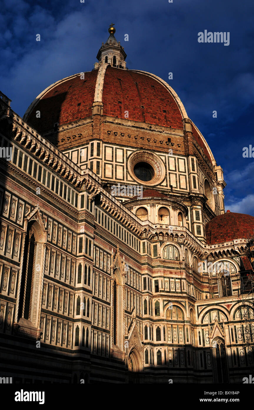Basilica de Santa Maria del Fiore a Firenze Italia Foto Stock