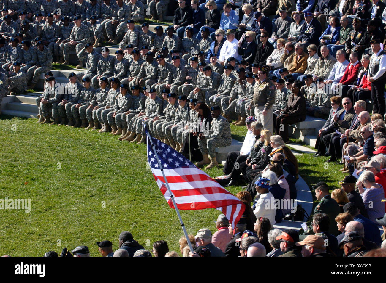 Soldati in Virginia Memoriale di guerra del Memorial Day 2010 a Richmond, Virginia, Stati Uniti d'America Foto Stock