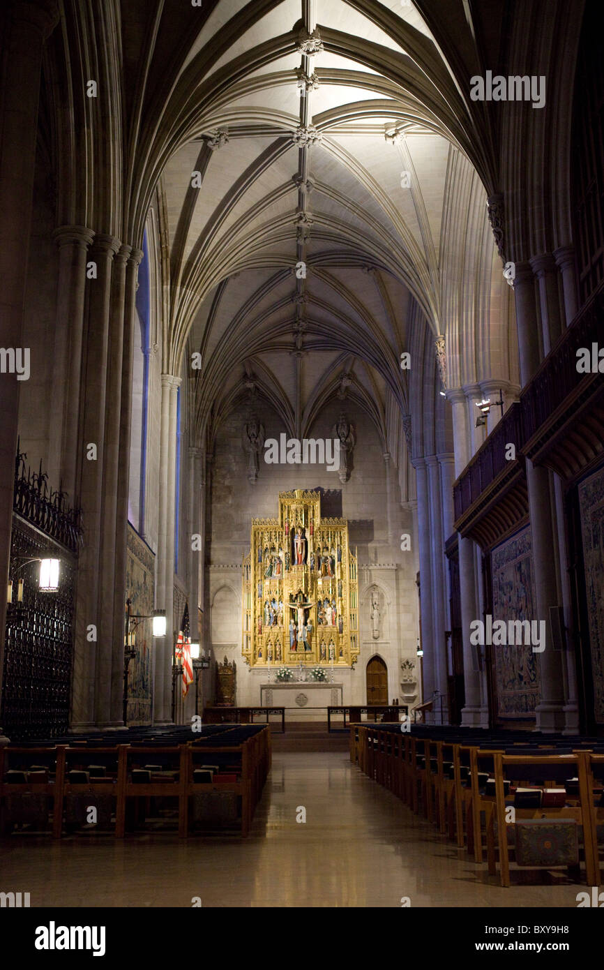 Cattedrale Nazionale alter - Washington DC, Stati Uniti d'America Foto Stock