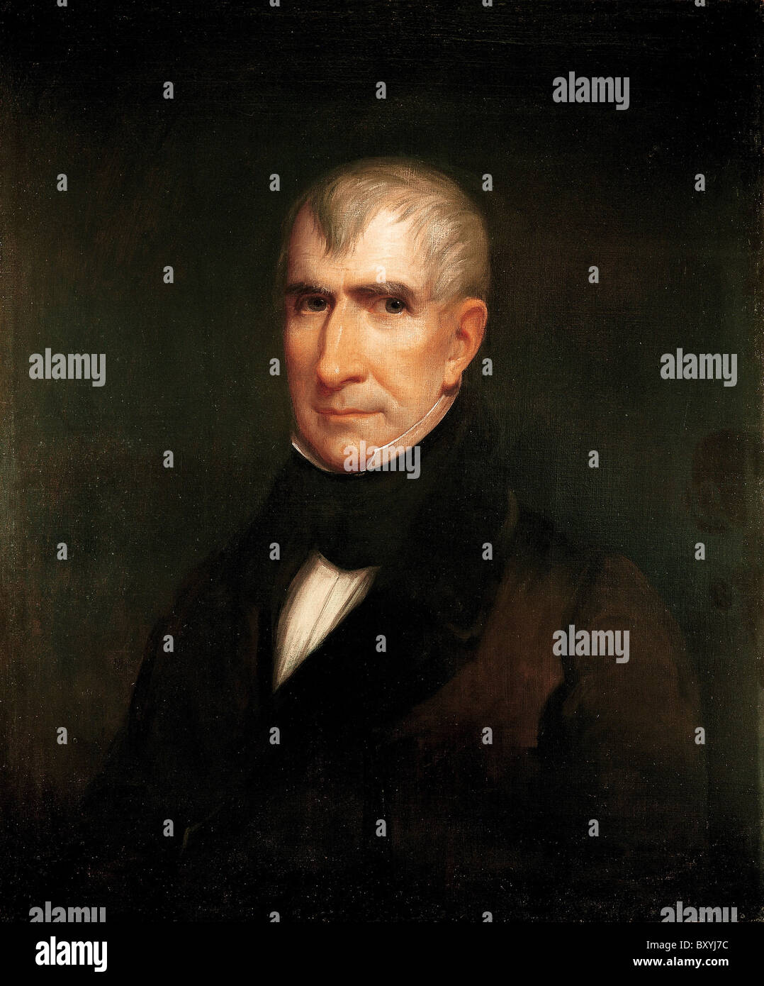 WILLIAM HENRY Harrison (1773-1841) Nono PRESIDENTE DEGLI STATI UNITI D'AMERICA dipinta da James Lambdin nel 1835 Foto Stock