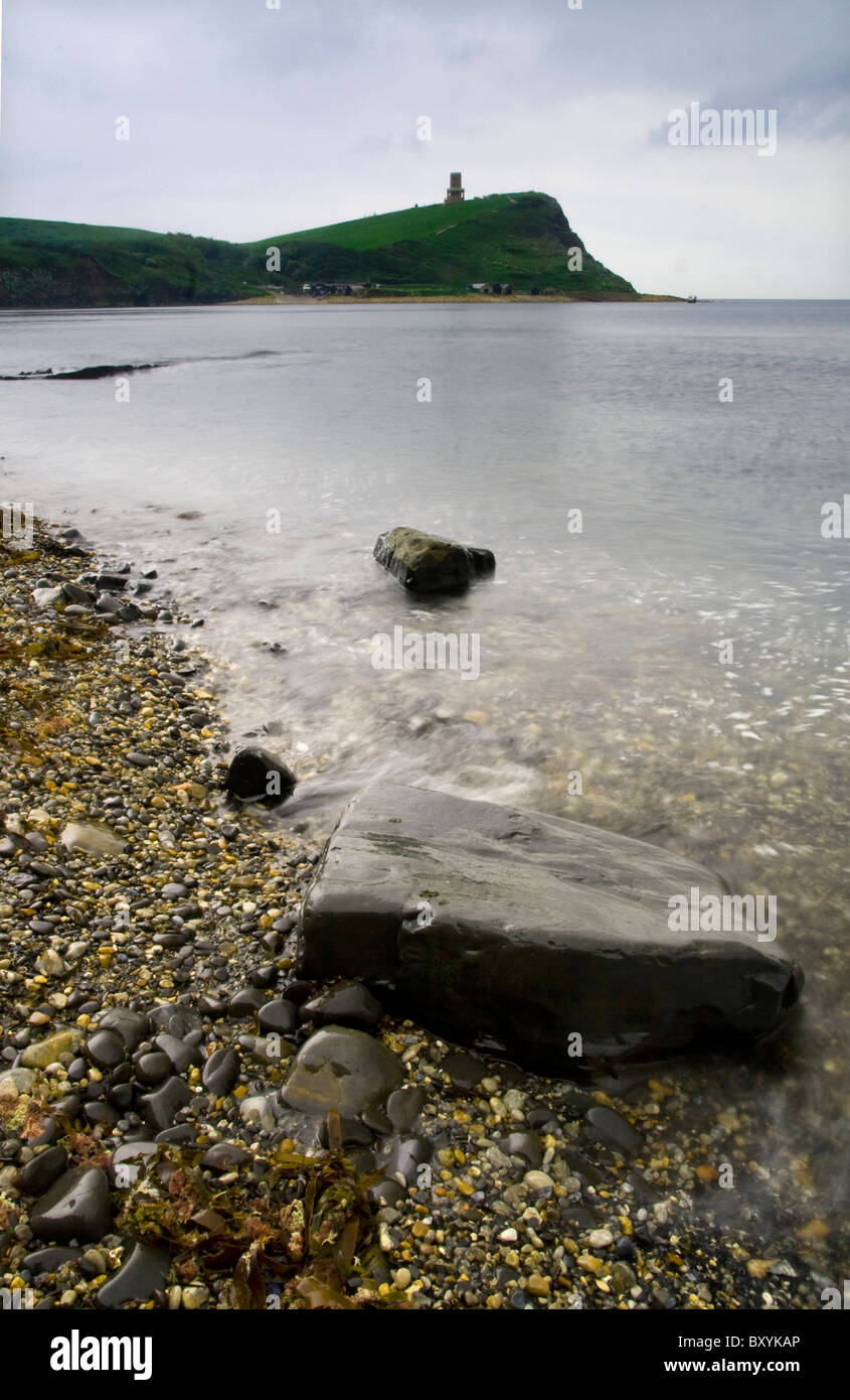 Kimmeridge Bay su una marea crescente - un altro bel tratto di grande Dorset Jurassic Coast Foto Stock