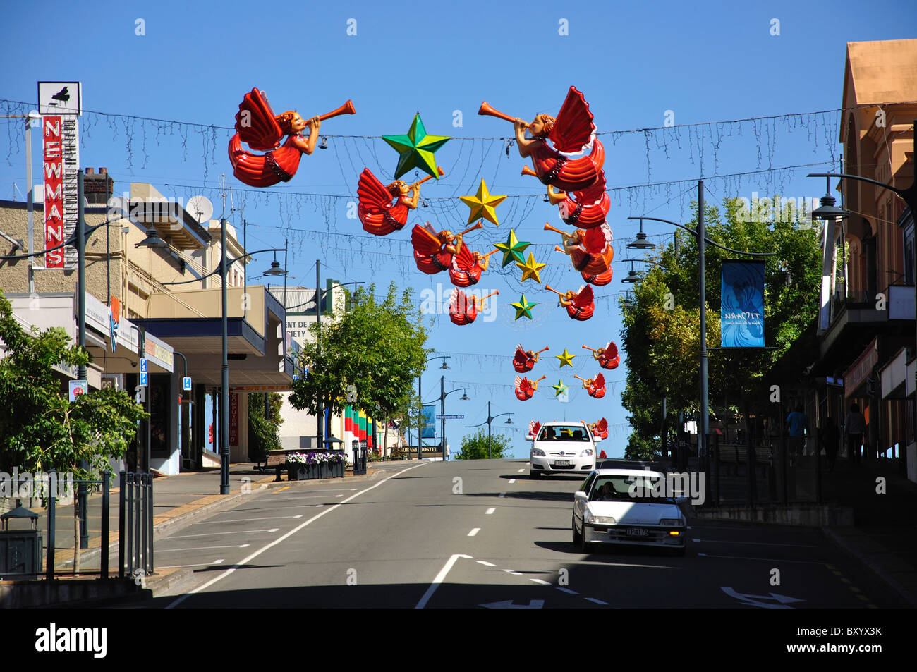 Stafford Street, Timaru (te Tihi-o-Maru), Canterbury, South Island, nuova Zelanda Foto Stock