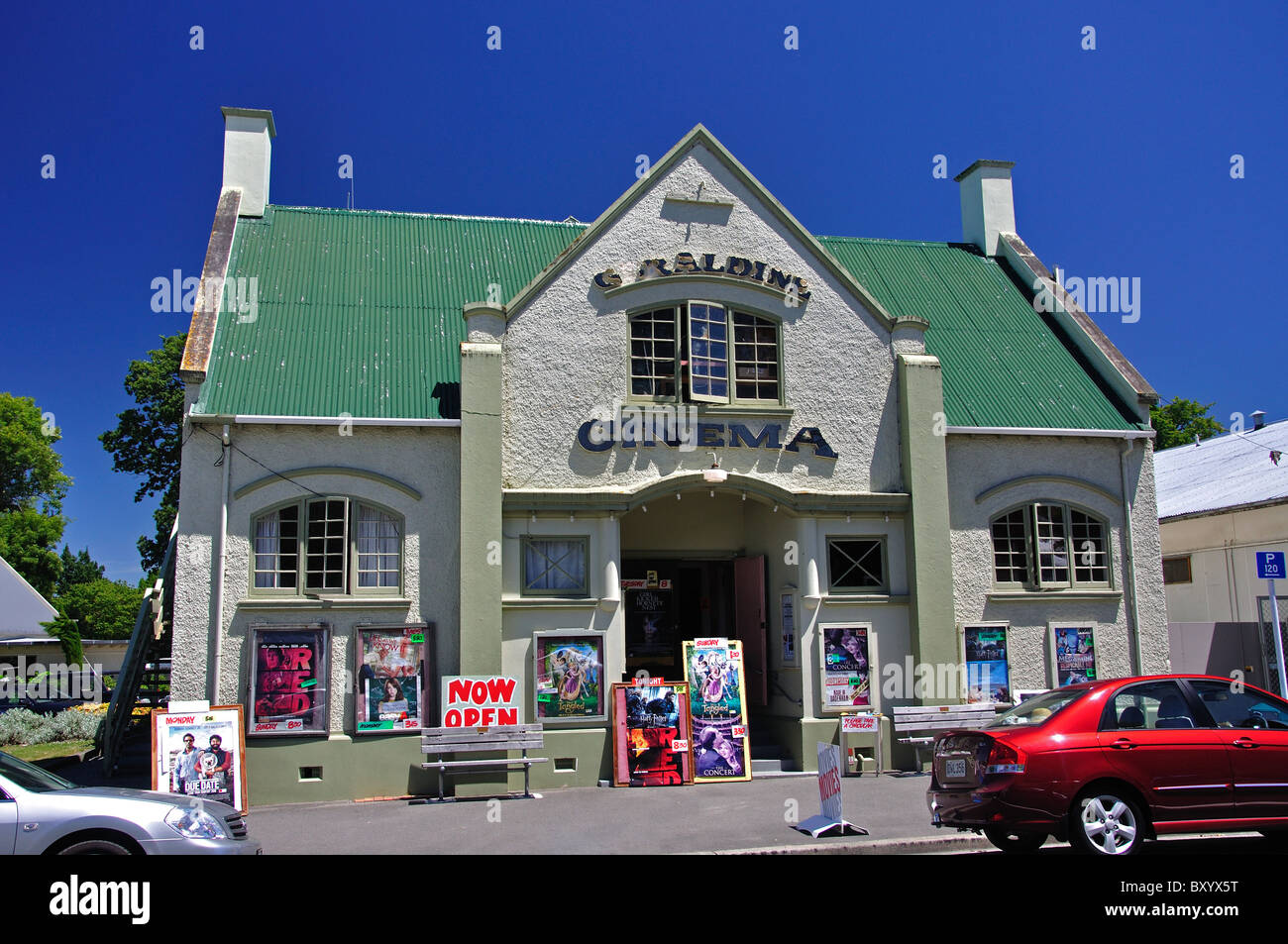 Geraldine Cinema, Talbot Street, Geraldine, Canterbury sud, Canterbury, Isola del Sud, Nuova Zelanda Foto Stock