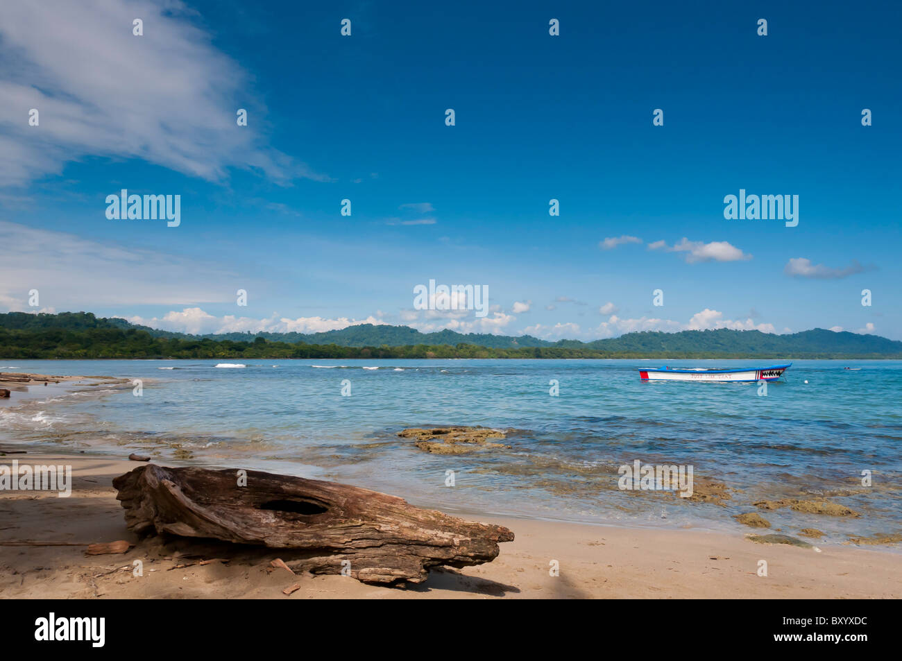 Puerto Viejo Beach Caraibi costa Costa Rica Foto Stock