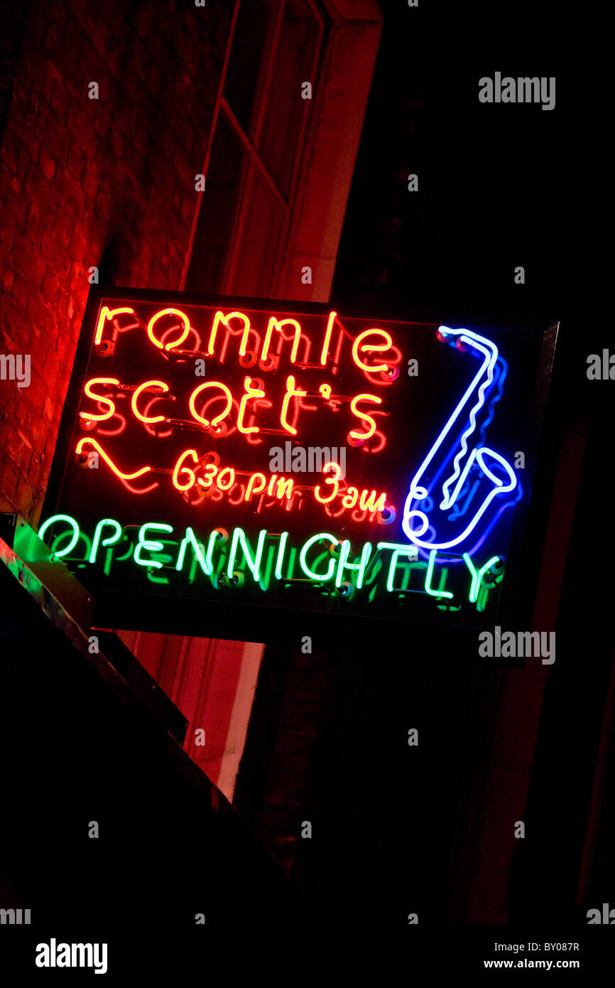 Ronnie Scotts Foto Stock